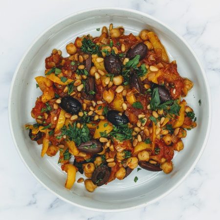 vegmeup plant-based vegan and veggie meals spanish stew