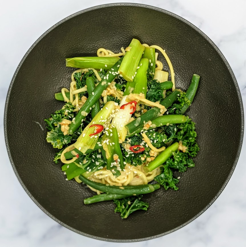 vegmeup plant-based vegan and veggie meals noodle salad