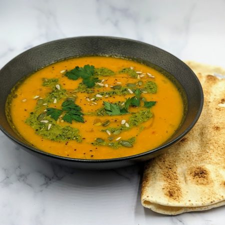vegmeup plant-based vegan and veggie meals pumpkin soup