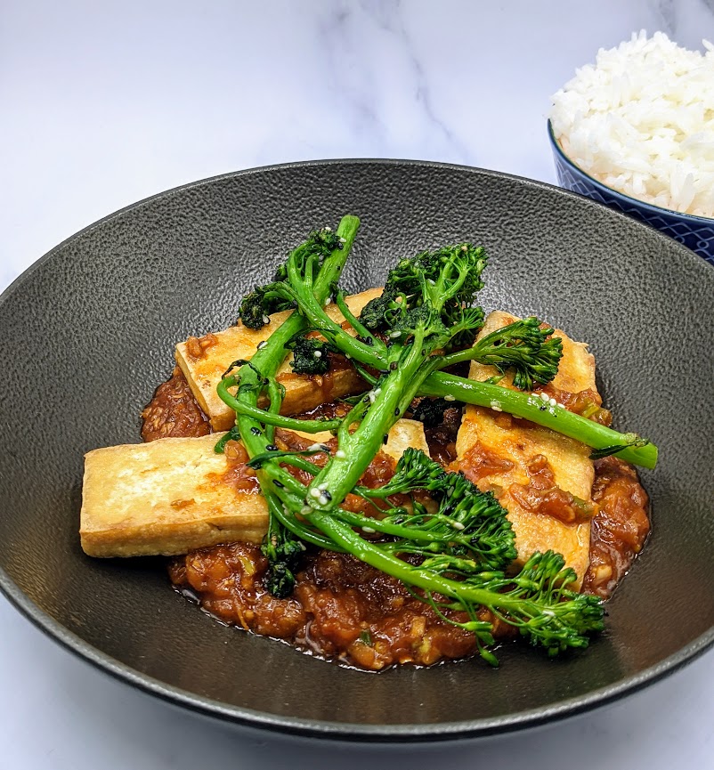 vegmeup plant-based vegan and veggie meals braised tofu
