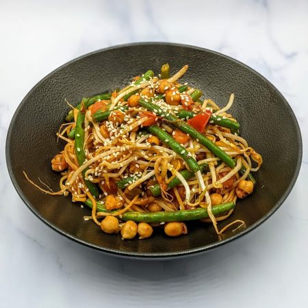 gochujang, noodles, vegan, plant-based, vegmeup